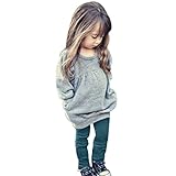 Elevin(TM)Toddler Kids Girls Autumn Warm Long Sleeve T-shirt +Long Pants Outfit