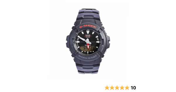 Amazon.com: Casio Men's G101-1 G-Shock Black Ana-Digi Shock Resistant Watch  : Clothing, Shoes \u0026 Jewelry