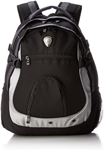CalPak Volley Solid Lightweight Multi-compartment Utility Backpack, Black, One Size