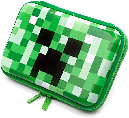 NNY Inc Boys Cute School Supply Organizer Cool Pencil Case Box Holder Bag with Zipper for Kids (Green)