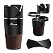 Xultrashine Car Cup Holder, 5 in 1 Multi-Functional Holds Mugs Organizer,Adjustable Car Cup Holder with Drink Phone Holder and Little Stuff Storage Cup, Black.