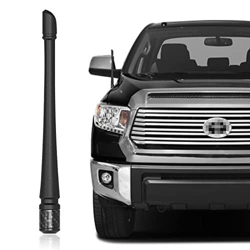 5 Inch Short Antenna Replacement Mast for Toyota Tundra ( 2000-2024), Toyota Tacoma (1995-2015), Toyota FJ Cruiser (2007-2015), Toyota Tundra Tacoma FJ Cruiser Antenna