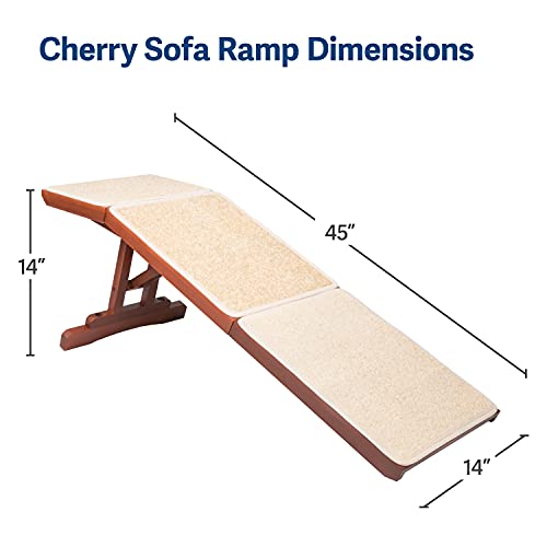 PetSafe CozyUp Sofa Ramp Durable Wooden Pet Ramp Holds up to 100 lb