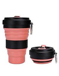 DARUNAXY   Vaso plegable de viaje, 1 unidad, de si