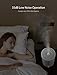 iTvanila Humidifiers, 4L Cool Mist Ultrasonic Humidifiers,Air Humidifiers Baby,Bedroom,Living Room,Office,Auto-Off Whisper Quiet,Large Water Tank Over 42 Hrs Operating Time (White)