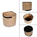 HONGVILLE 5-Pack Grow Bags/Aeration Fabric Pots w/Handles (5-Gallons, Tan)thumb 1