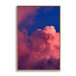 Framed Clouds and Colors Home Artwork for Living Room Bedroom