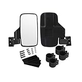 UTV Side Rear View Mirror with 1.75" and 2" Roll Bar Cage,ValChoose Large Adjustable Wide Rear Clear View with Shatter-Proof Tempered Glass, for Polaris RZR, Can-Am, Kawasaki, Kubota, Yamaha, Maverick