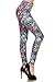 Leggings Depot Women's Pemium Quality Ultra Soft Printed Fashion Leggings -Regular and Plus Sizes (One Size: Small / Medium, Hummingbird Paradise)