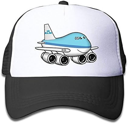 qianduoduoa Cute Aeroplane Mesh Baseball Cap Kid Boys Girls Adjustable Golf Trucker Hat