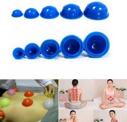 Ferbixo 12Pcs Cups Rubber Massage Relaxation Suction Cupping Therapy Set