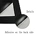 Dragang 12 Pieces Black Adhesive Back Felt Sheets Fabric Sticky Back Sheets, 8.3 by 11.8
