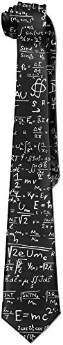 QIUJUAN High Quality Soft Texture,Comfortable Physics Formula Necktie Skinny Ties
