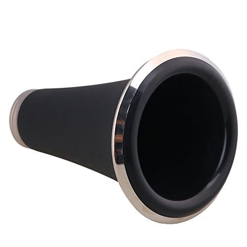 Black ABS Clarinet Bell B-Flat Musical Instruemnt Parts