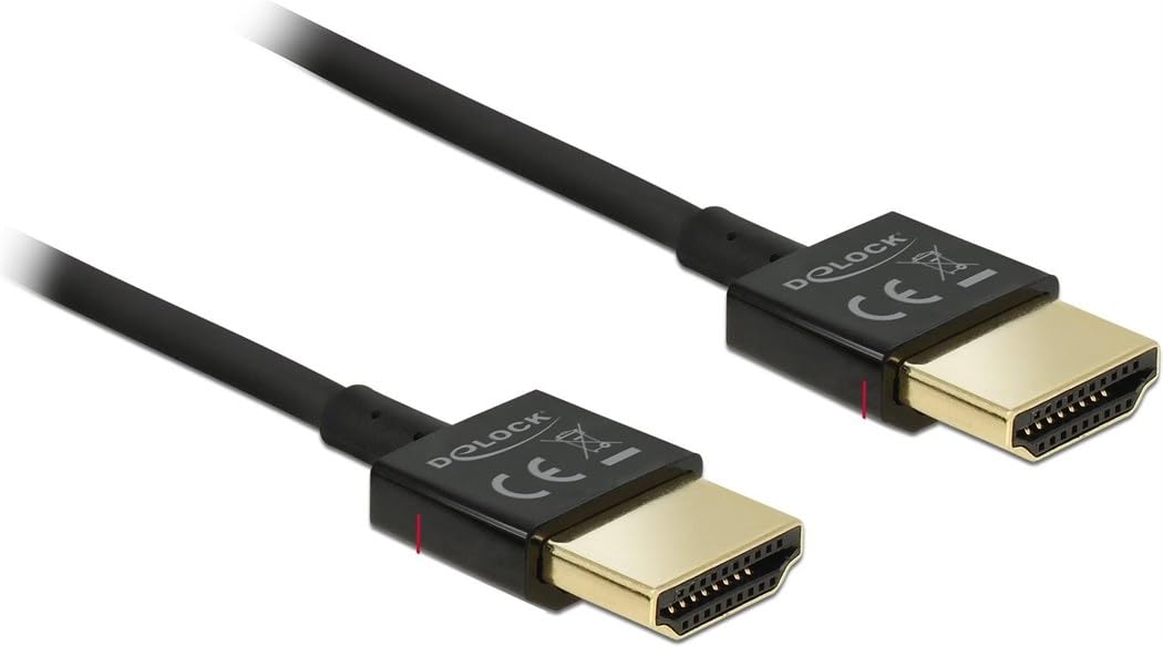 Delock High Speed HDMI Cable with Ethernet – HDMI A
