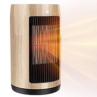 weird tails Portable Space Heater 1500W/1100W with Oscillating Function Electric Heater Personal Fan with PTC Heating Body Induction Over-heat & Tip-over Protection for Indoor and Desk Office