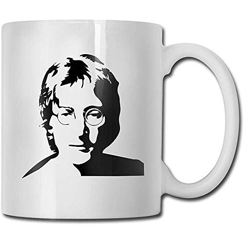 Tasses John Lennon Funny Coffee Mug Tee Cup Gift pour les fans mari femme petite amie blanc - Les Beatles, Paul McCartney, John Lennon, RIngo Starr, George Harrison Tasses John Lennon Funny Coffee Mug Tee Cup Gift pour les fans mari femme petite amie blanc