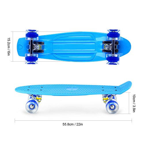 2 ENKEEO+Skateboard+Complete+Bendable+Beginners