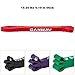 CANWAY Pull Up Assist Bands, Stretch Resistance Bands - Heavy Duty Workout/Exercise Bands - Powerlifting Bands for Strength Fitness Training - Single or Set (#1 Red (15-35 lbs))
