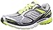 Saucony Men's Guide 7 Running Shoe,White/Black/Citron,10.5 M US