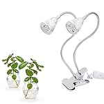 Premium Dual Head Plant Lights for Indoor Plants, AEJOK 10w Light for Plants | Gooseneck Arm Double Switch | LED Grow Light for Indoor Plants, Hydroponic Garden, Plant stand, Greenhouse, Home, Office