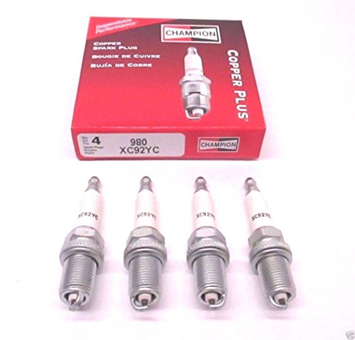 Lawnmowers Parts 4 (Four) Genuine Champion XC92YC Spark Plugs Copper Plus 980