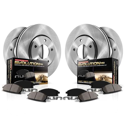 PowerStop Front and Rear Brake Kit for Cadillac STS 2009-11 - Z17 Ceramic Brake…