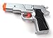 Imprints Plus 3-Piece Toy 45 Silver Pistol Bundle Includes 1 Police Style Silver Revolver with Black Handle Cap Gun with 1 Whistle and 1 Chrome Finished Badge for Dress-Up-Costume Accessories (G7)