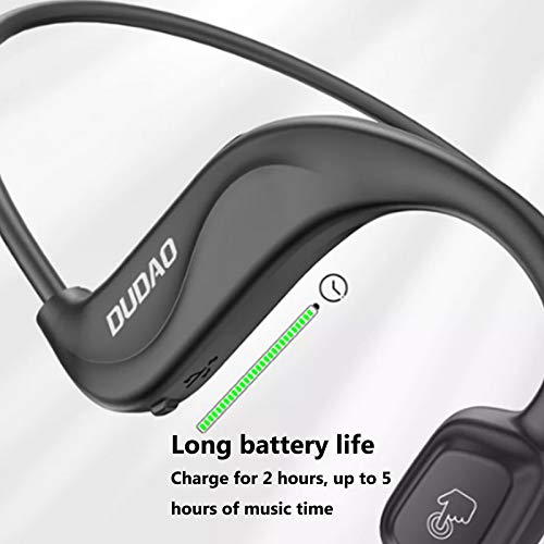 More Ring Bird Bone Conduction Headphones Titanium Open-Ear Wireless Bluetooth Earphones Black