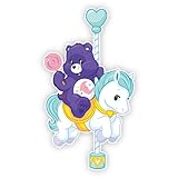 Walls 360 Peel & Stick Fabric Wall Decals: Care Bears Sweet Dreams Bear Carousel Horse (6.75 in x 12 in)