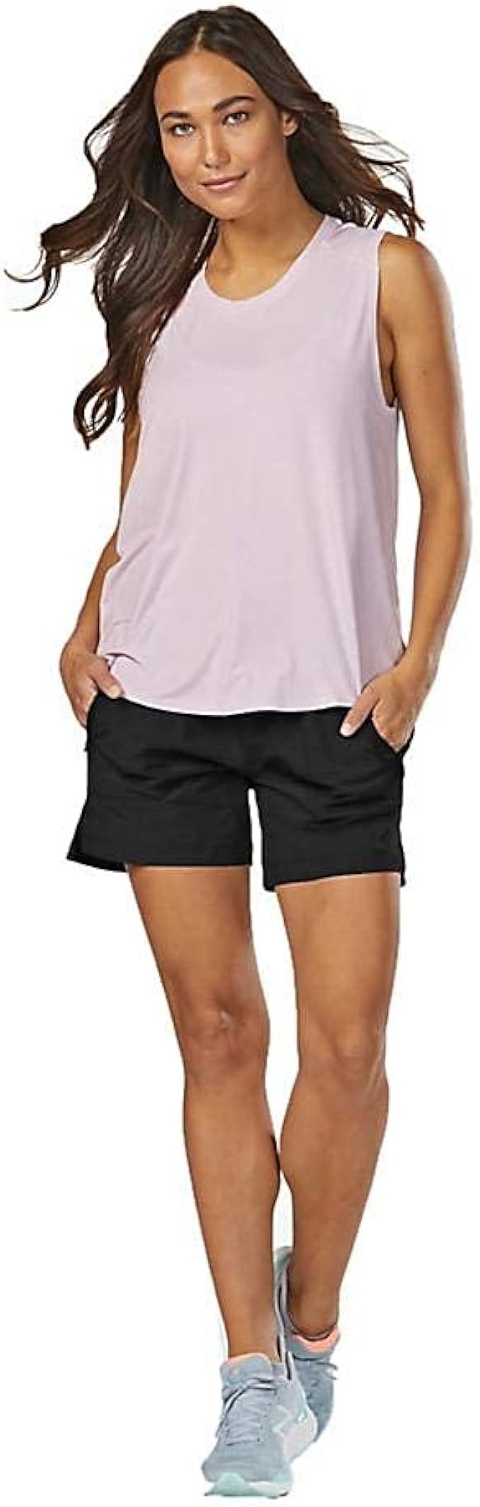 KORSA Women's 5inch Athletic Workout Shorts with Zipper