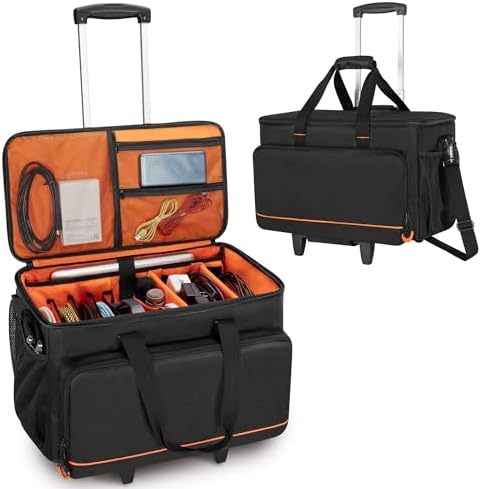 Amazon.com: XIDIHF Large DJ Cable Gig Bag with Adjustable Dividers
