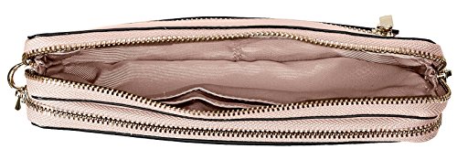 SOCIETY NEW YORK Women's Zip Wristlet, Sand