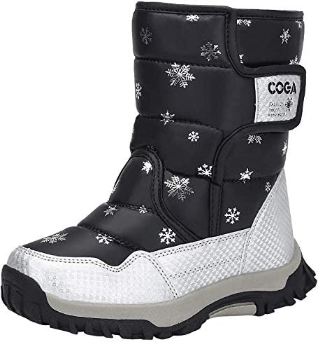 Putu スノーブーツ キッズ ジュニア ブーツ 女の子 男の子 防水 保暖 冬用ブーツ 雪遊び スキー 雪用ブーツ 子供靴 靴 シューズ