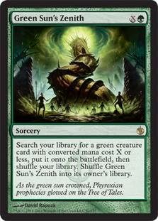 Amazon マジックザギャザリング Mtg 緑 英語版 緑の太陽の頂点 Green Sun S Zenith Mbs 81 レア トレカ 通販
