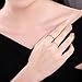 EAMTI 925 Sterling Silver Celtic Knot Ring Simple Criss Cross Infinity Wedding Band for Women Size 3-13