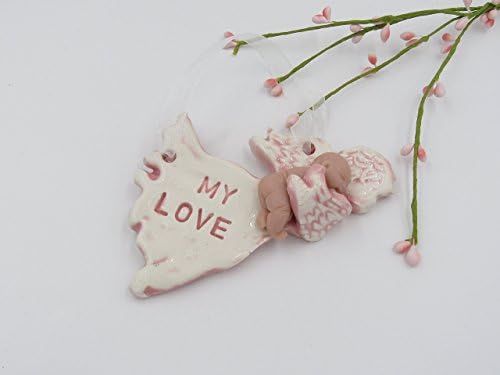 Angel Carrying Baby Personalized Memorial Ornament