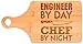 Engineering Gift Engineer By Day Chef By Night STEM Math Decorative Paddle Shaped Wood Serving Board