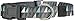 Dog Collar with Pattern Design Nylon Adjustable by Friends Forever (Medium, Geometric Gray)