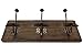 Avignon Rustic Wall Mounted Coat Hook Vintage Coat Rack Towel Rack 16 inches Wide and 7 inches high (Pack of 2)