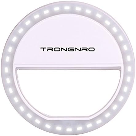 Selfie Lights, Trongnro 36 LED Supplementary Lighting Outdoor Camera Makeup Circle Lights Night Darkness Ring Spotlight Enhancing for Smart Phone/Ipod