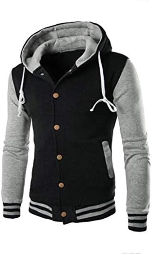 Muranba Clearance Men Coat Jacket Winter Slim Warm Hoodie Outwear