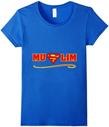 Womens GummoCloth : Muslim Hero T Shirt, Ramadhan Kareem T-Shirt Large Royal Blue