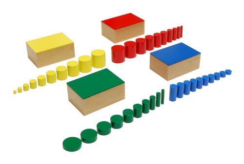 Montessori knobless cylinders