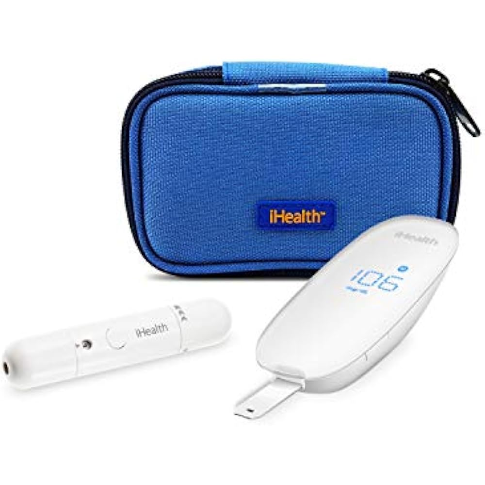 IHealth Wireless Smart Blood Sugar Test Kit Apple Android, MFi Certified Glucose 855111003583 eBay