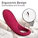 Alona Rechargeable Cock Ring Vibrator, Silicone Vibrating Penis Rings, Waterproof Sex Toy for Couples, Powerful Clitoris Stimulator
