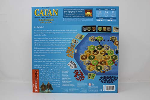 SuperHeated Neurons Catan Seafarers | 3-4 Players | Official Version | English and Arabic Language | Family Game For Ages 10+ | Board Game - Strategy | Original - Made In Germany