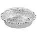 Simply Deliver 7-Inch Round Disposable Plastic Dome Lid for Take-Out Pan, Clear, 1000-Count