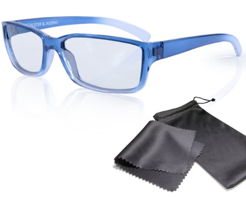3D Movie Glasses for Children - blue / transparent - for RealD cinema use and passive 3D TVs such as LG 