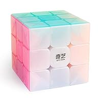 D-FantiX Qiyi Warrior W 3x3 Speed Cube 3x3x3 Stickerless Jelly Cube Puzzle